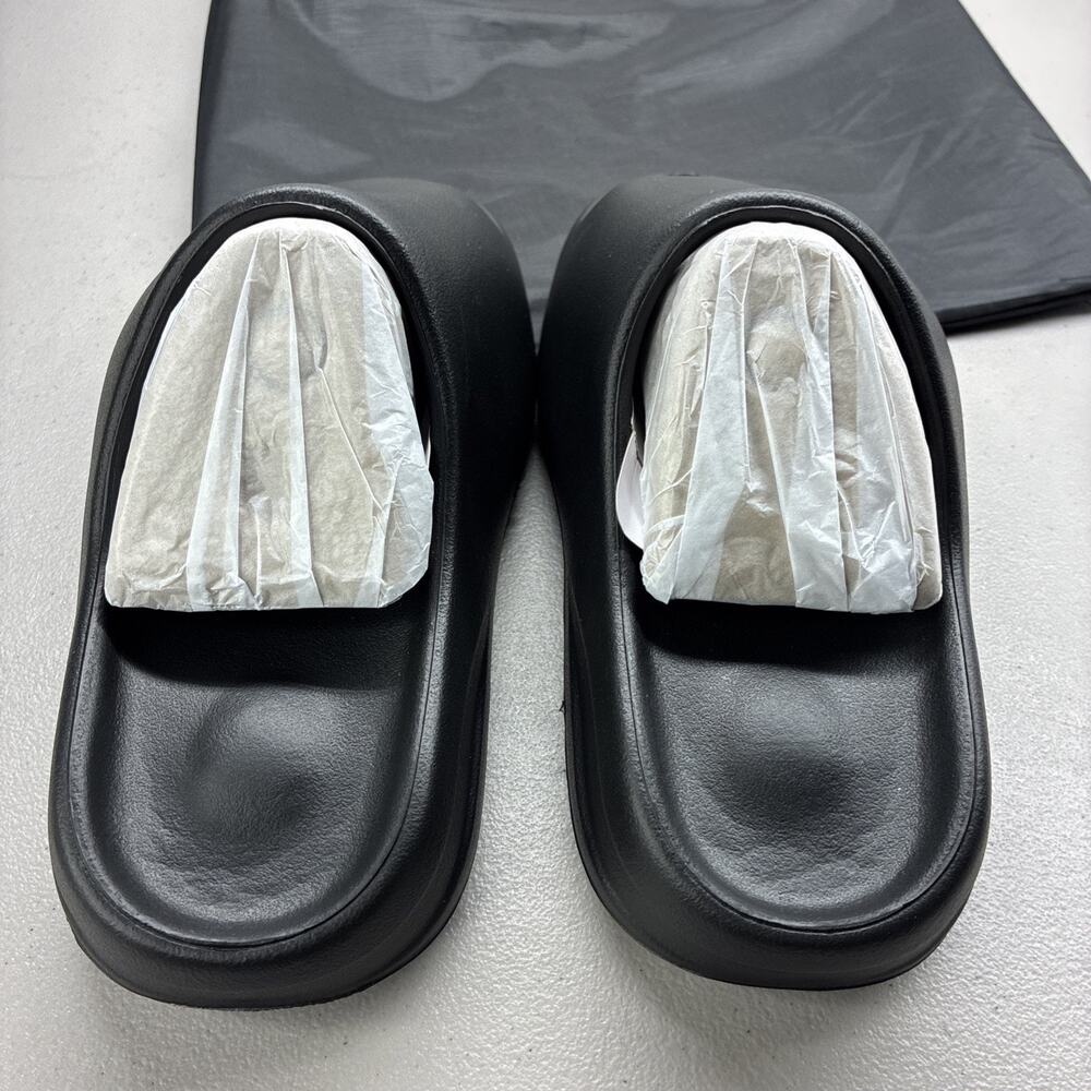 Yeezy Slide YS-01 Black (YS-01-BLACK) Men's Size 7 Authentic With Dust Bag - Picture 3 of 7